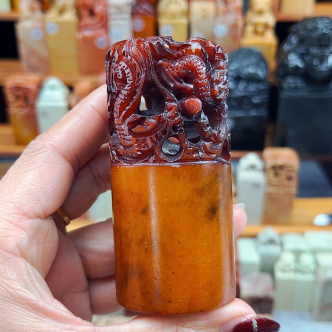 寿山石印石闪购商品福利款微瑕3.9*8