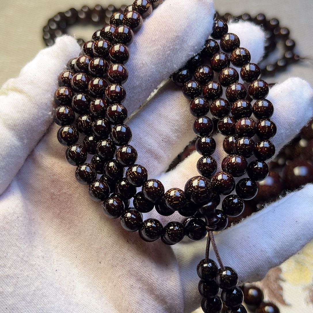 檀香紫檀（小叶紫檀）0.6 108颗满天星