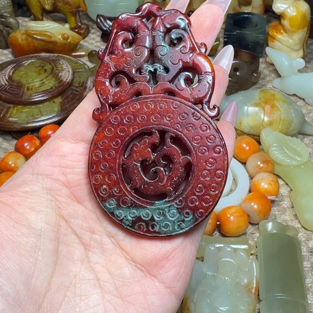 吊坠白玉菩提挂件