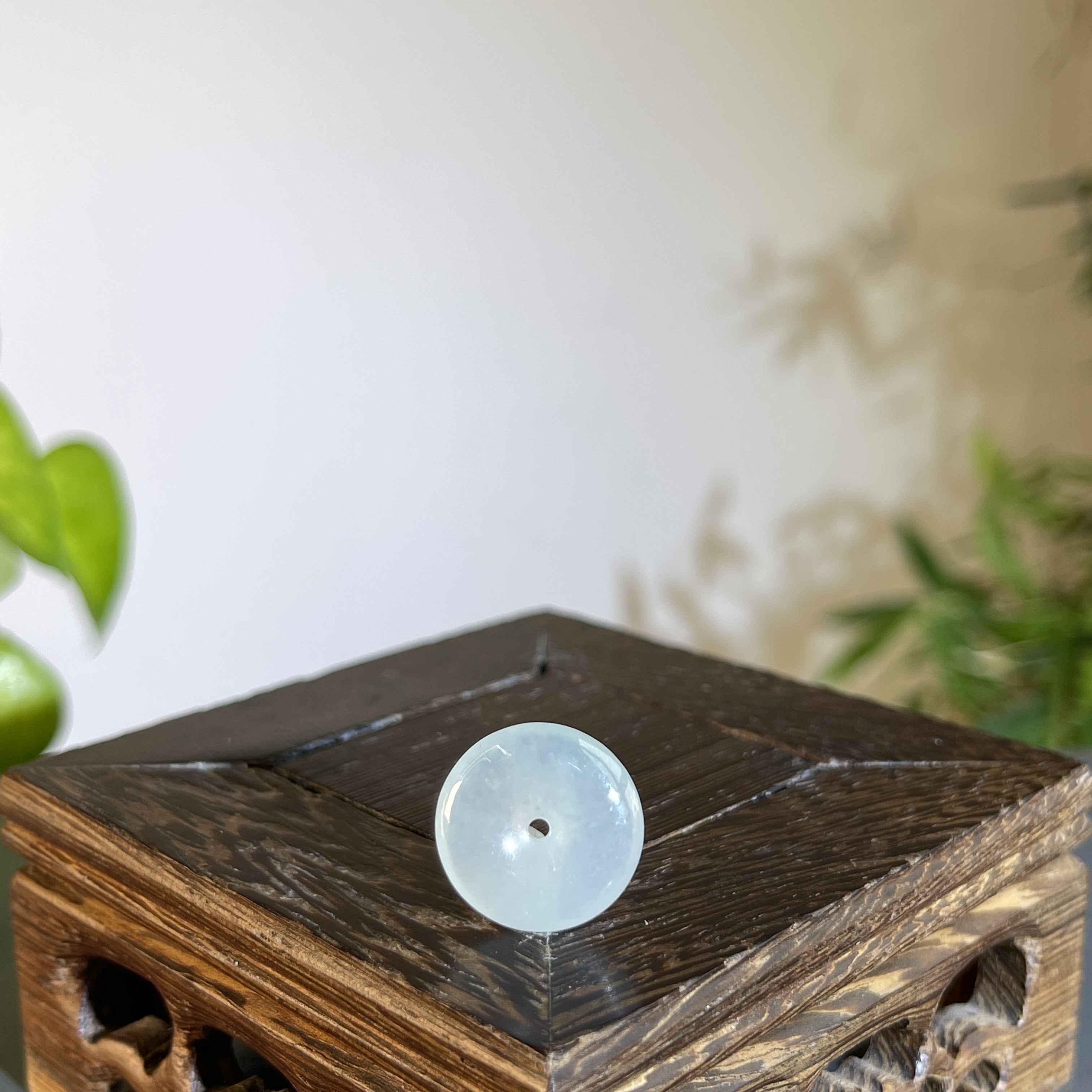 JTB16-010 天然缅甸A货翡翠 平安扣