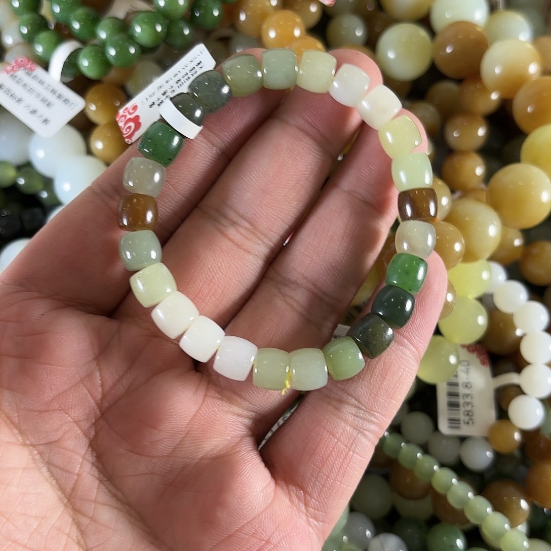 和田玉手链未镶嵌W57