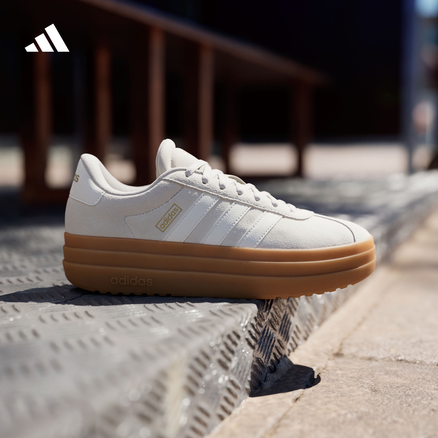 流光风 阿迪达斯VL COURT BOLD女款时尚休闲运动鞋板鞋JQ5633