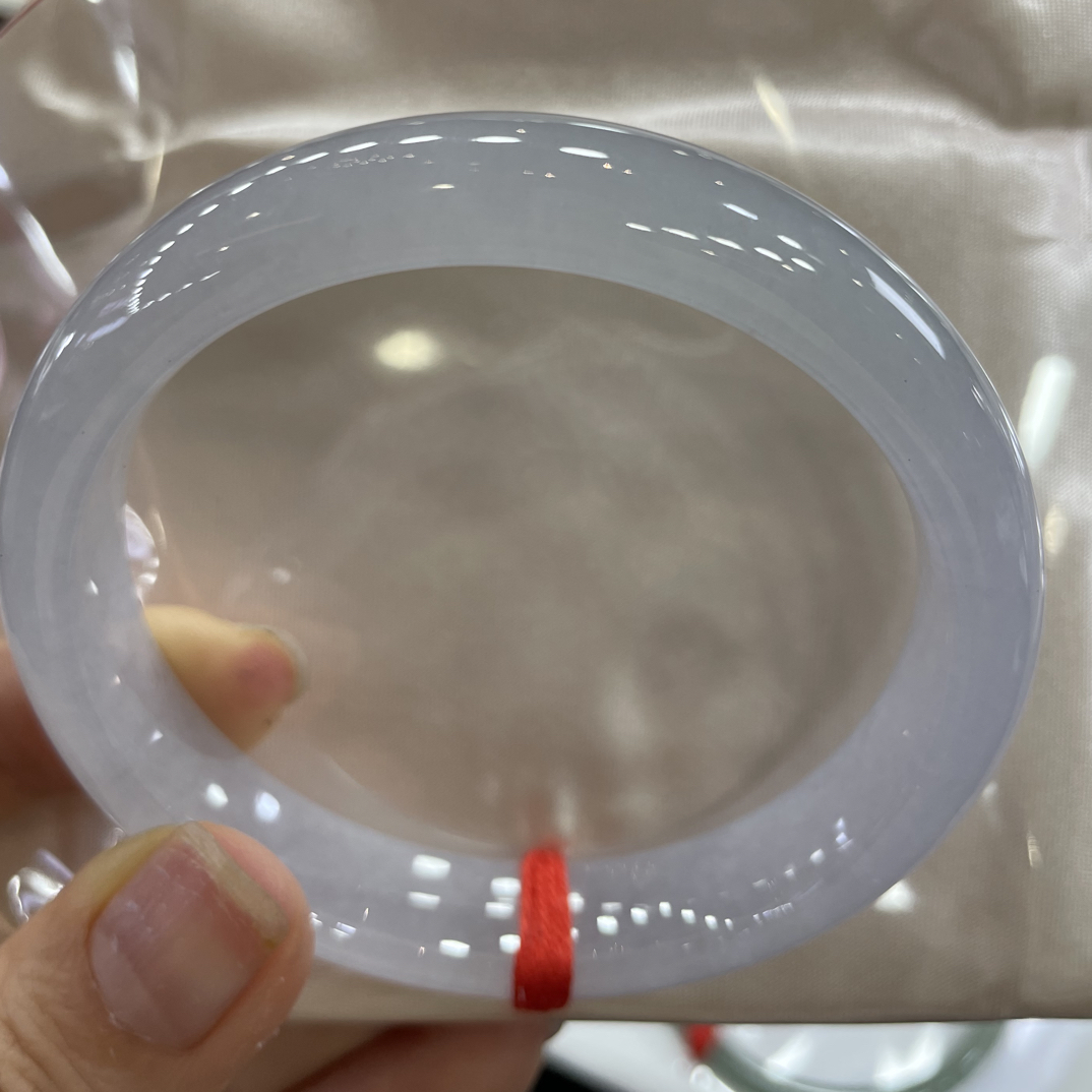 力推冰粉58大圈有纹大漏天然缅甸翡翠