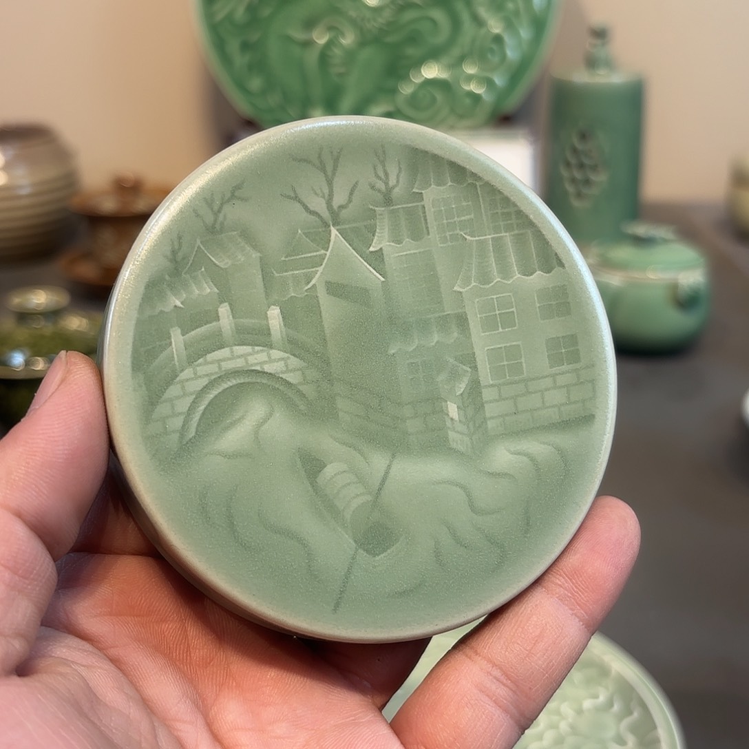 瓷片龙泉青瓷福利青瓷