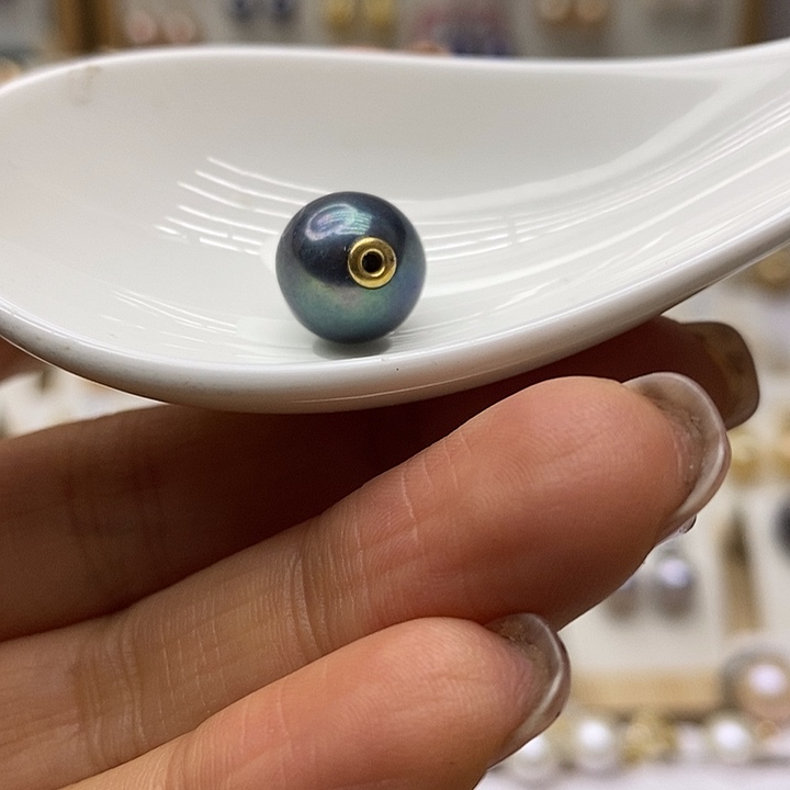 淡水珍珠银S925镶嵌满天星