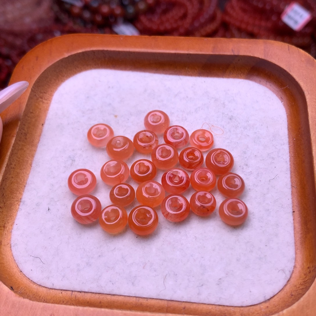 未镶嵌手链南红玛瑙8号甜甜圈一盘