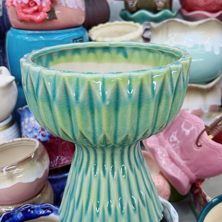 有孔，满10元发货多肉陶瓷花盆