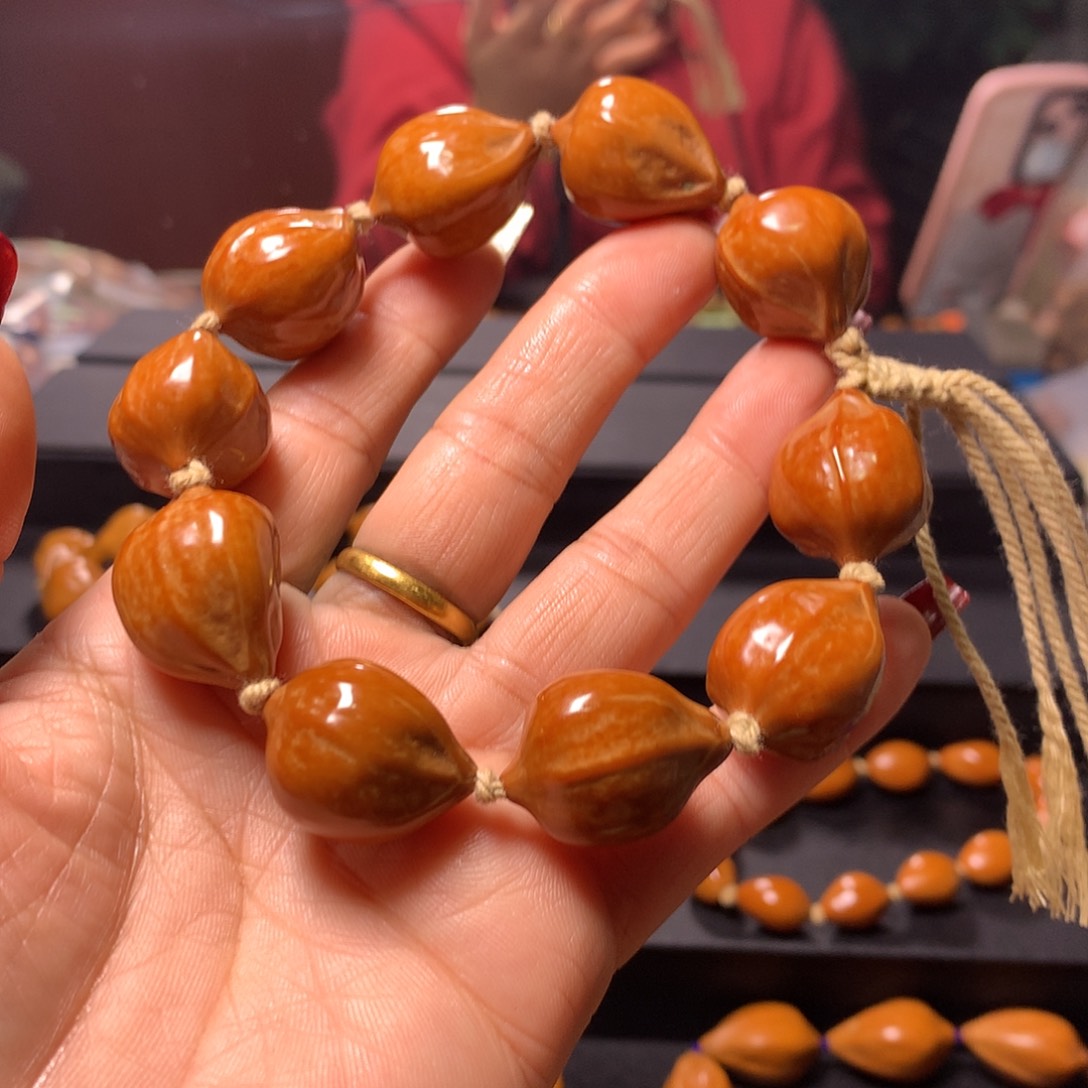 橄榄核手串/手链诸**龙三花手串