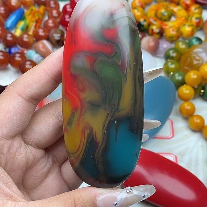 玛瑙/玉髓合金颈饰