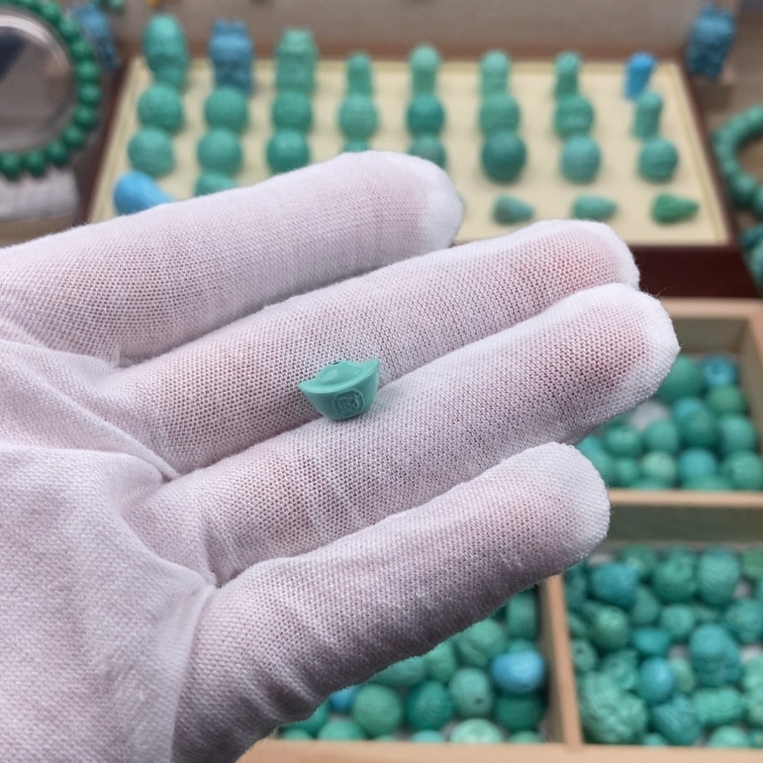 湖北精品雕刻元宝8mm