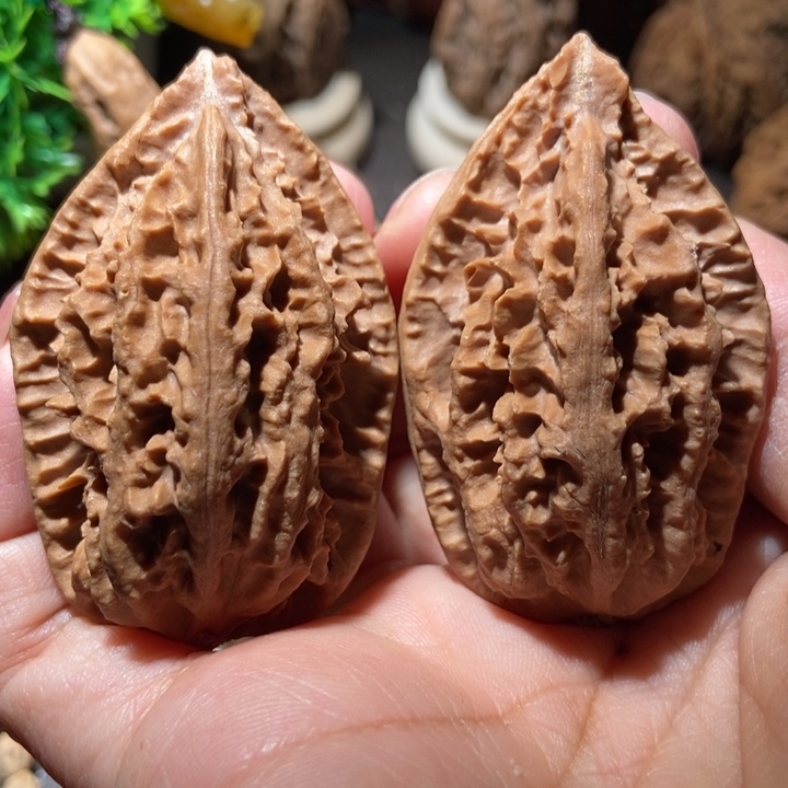 把件文玩核桃东北楸子小雪249