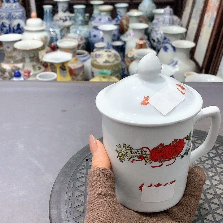 摆件陶博古架陶瓷摆件