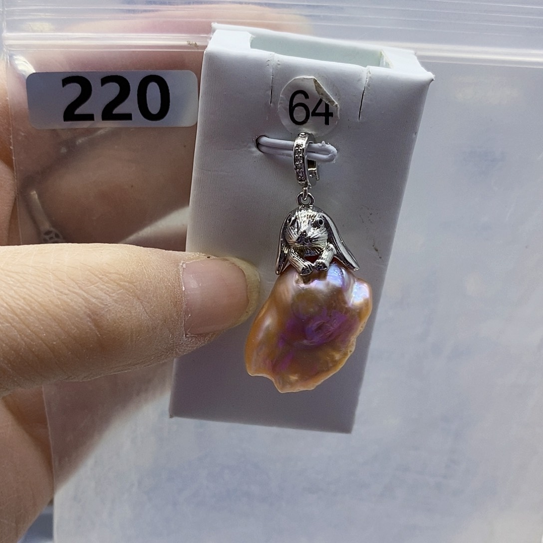 颈饰合金淡水珍珠