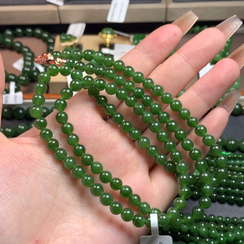 【闪购商品】和田玉（碧玉）颈饰未镶嵌6m无黑点