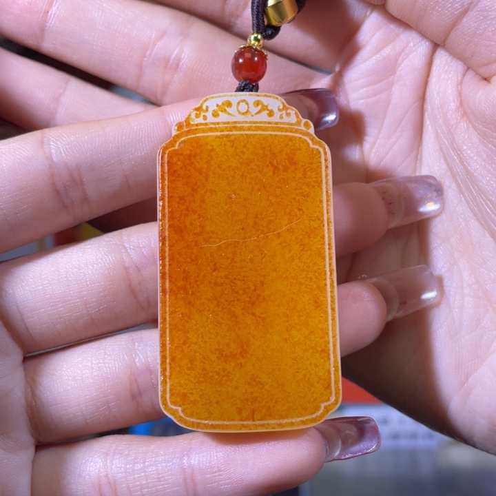 和田玉挂件未镶嵌大***年