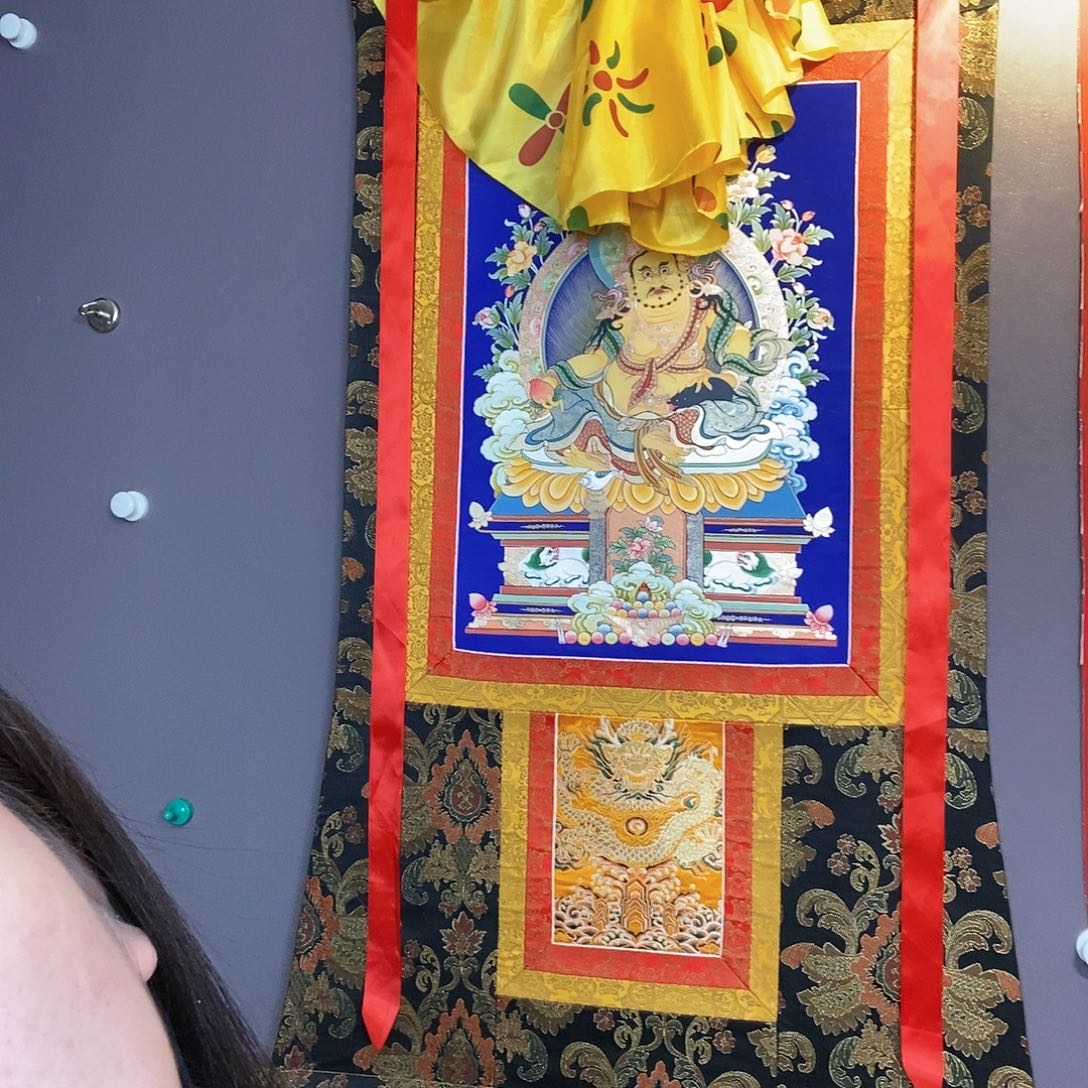 装裱画荣***k青海热贡手绘唐卡画芯