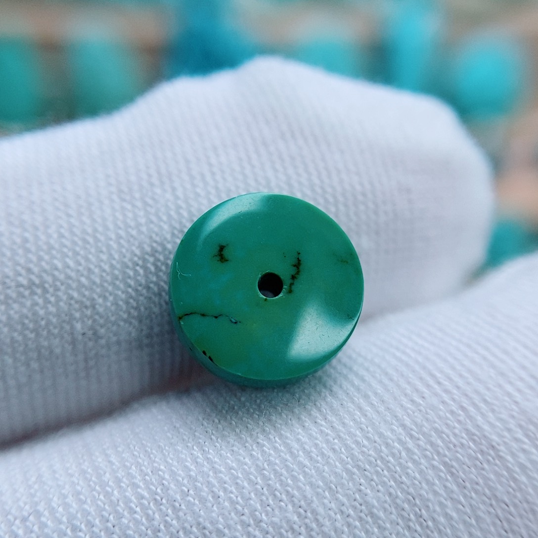 绿松石未镶嵌直切10.5