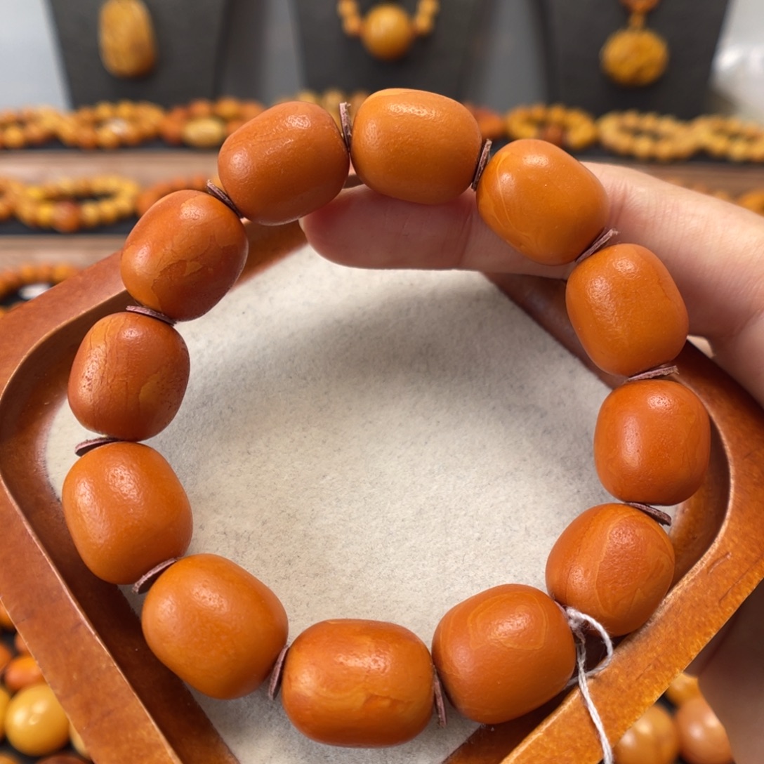 蜜蜡未镶嵌手链蜜蜡