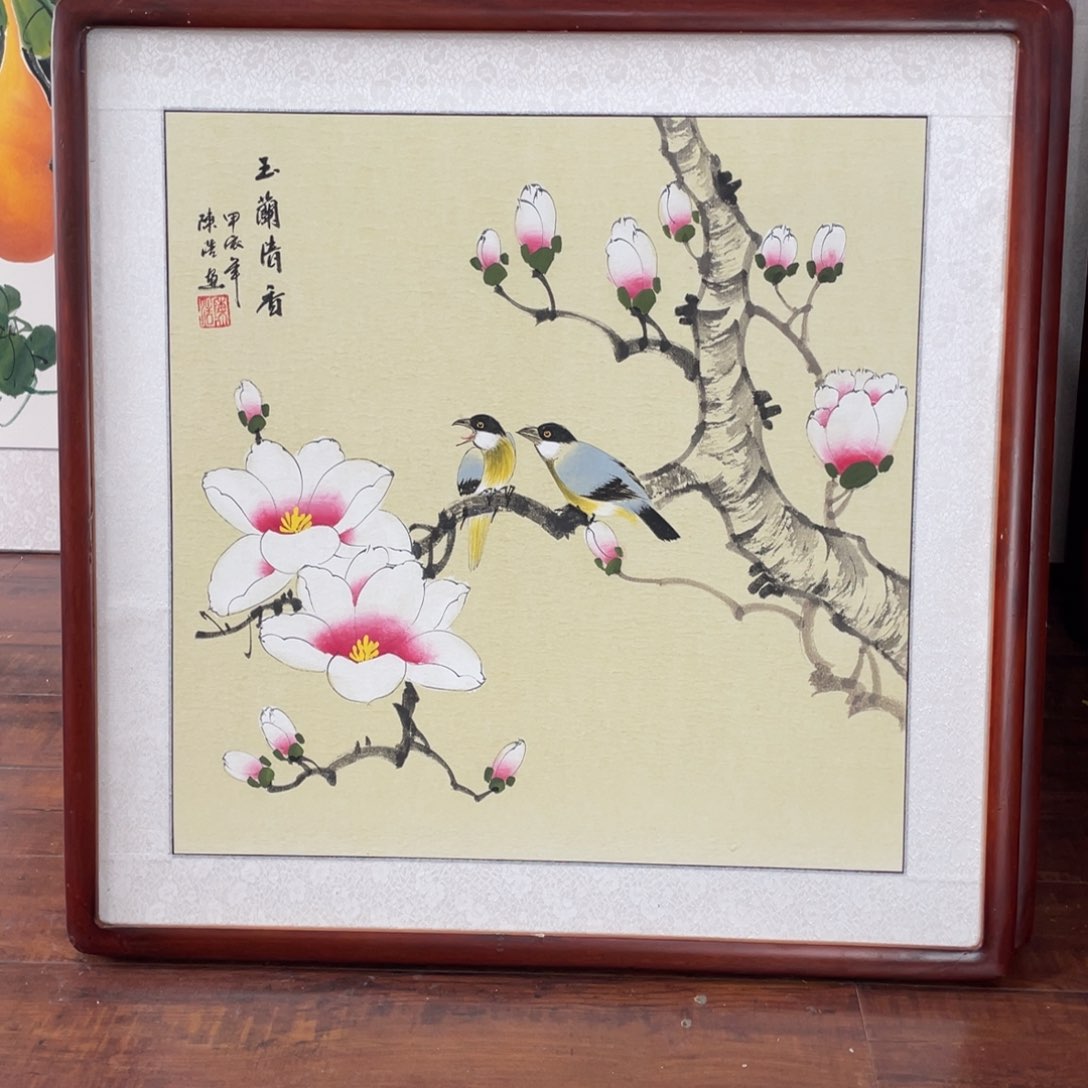 国画带框尺寸63*63厘米