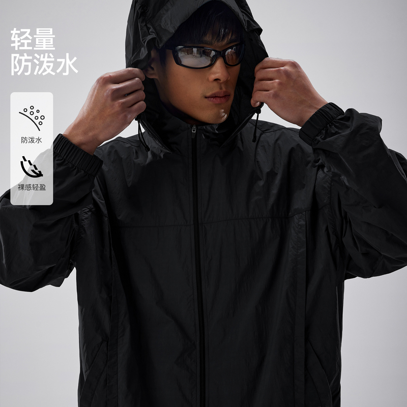 BODYDREAM BM轻量“零”束缚连帽外套男款秋季运动休闲户外夹克