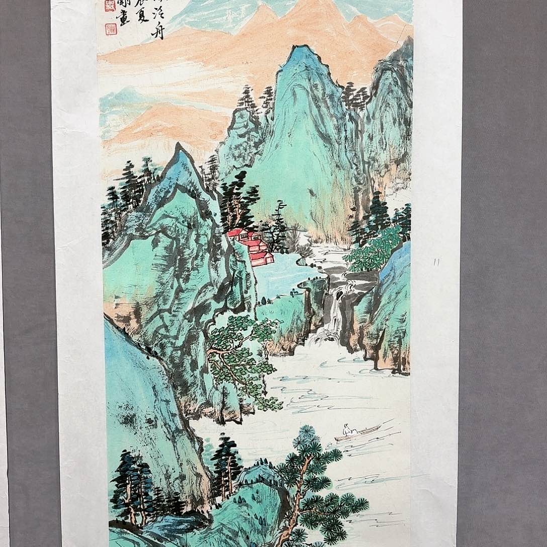 国画国画纯手绘作品请放心去藏