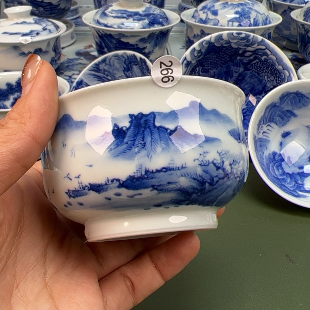 杯沙沙手工手绘茶具266