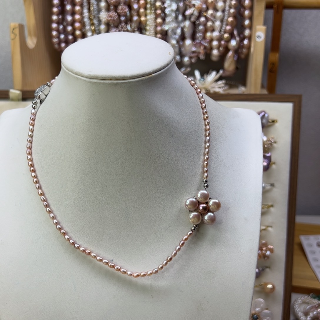 淡水珍珠手绳合金