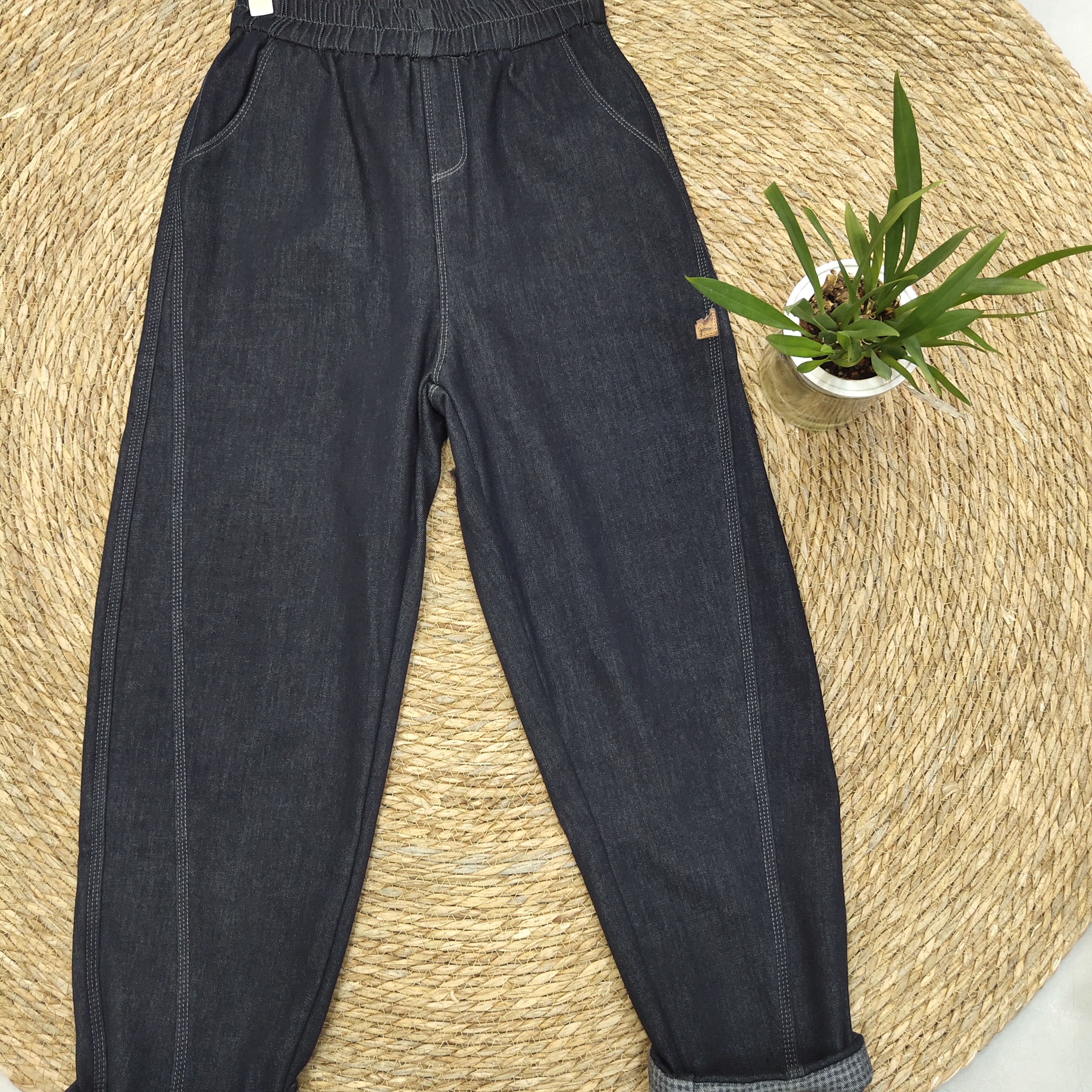 2025新款牛仔加绒款