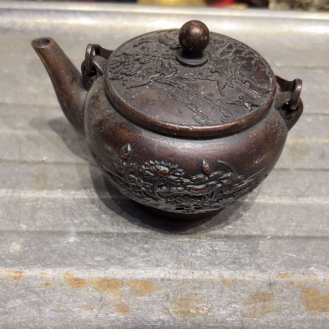 黄铜摆件，文房摆件