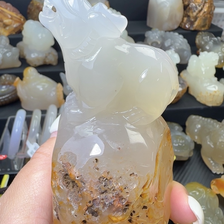 玛瑙/玉髓合金摆件