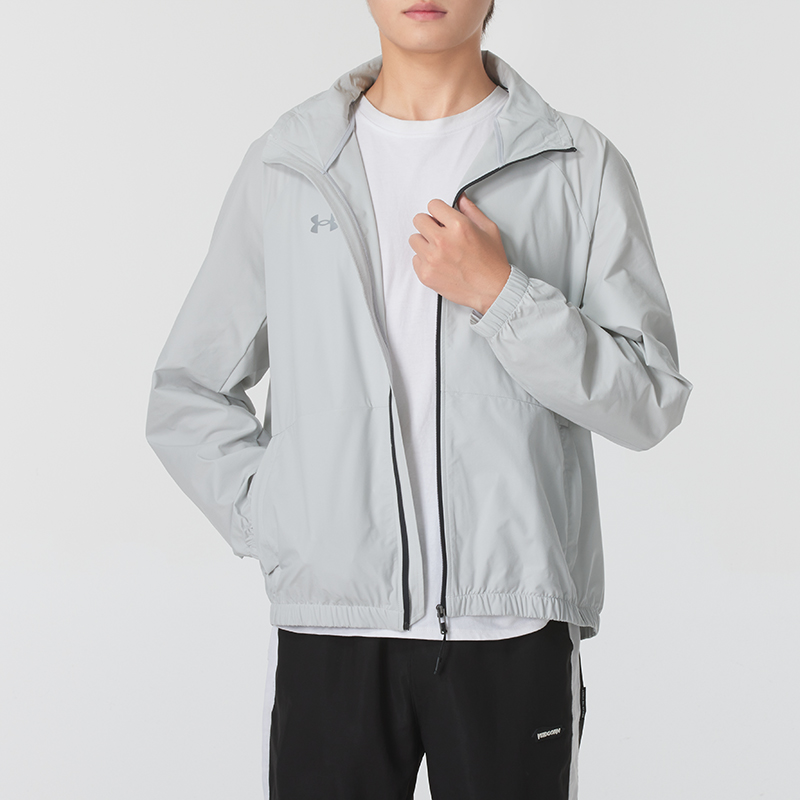 Under Armour/安德玛正品男女运动休闲梭织连帽夹克外套24500401