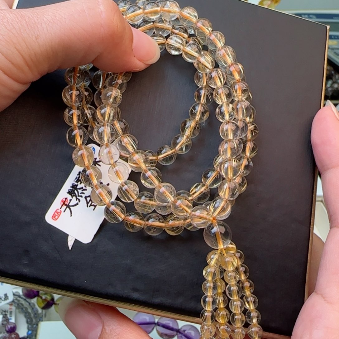 水晶手链未镶嵌手串