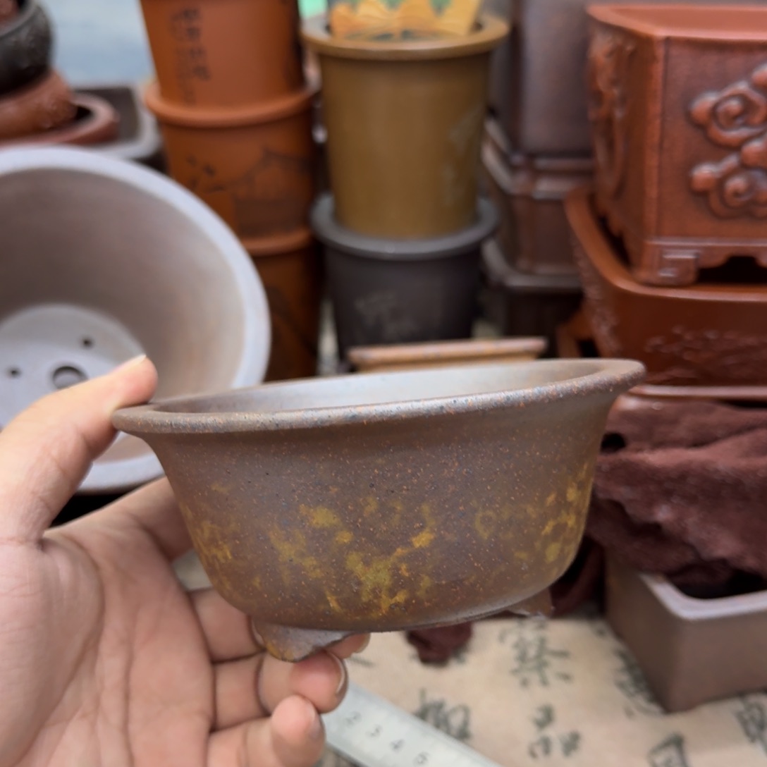 紫砂花盆宜兴紫砂正品11x4.8