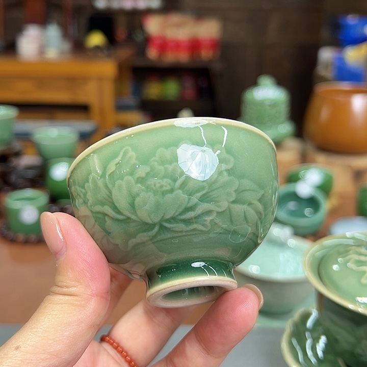 龙泉敬悦青瓷品茗杯