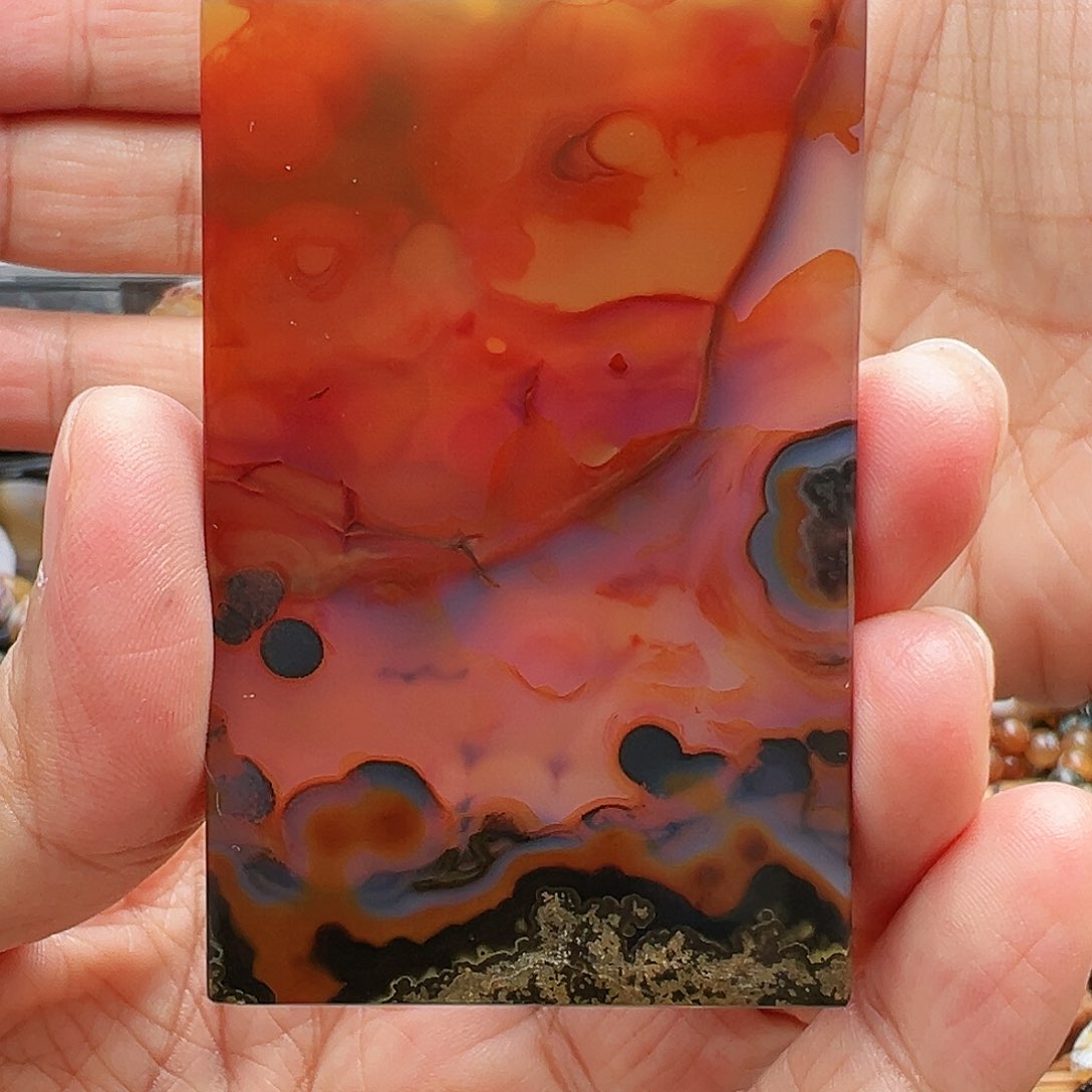 未镶嵌玛瑙/玉髓珠宝半成品