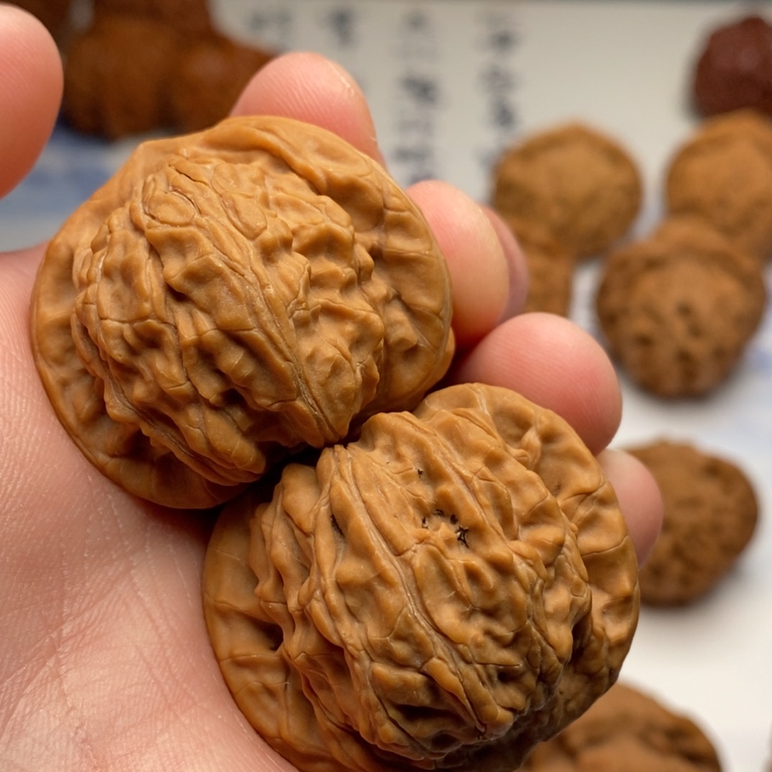 一***提文玩核桃把件御龙