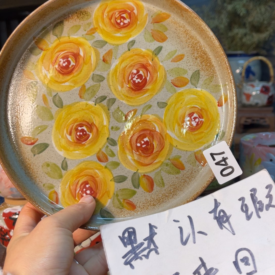 杯素浅陶瓷手工手绘