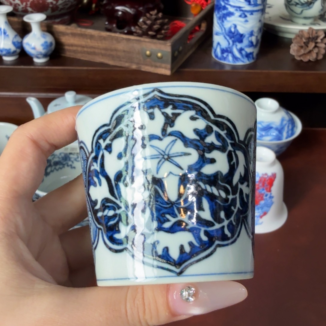 杯景德镇全手绘瓷器