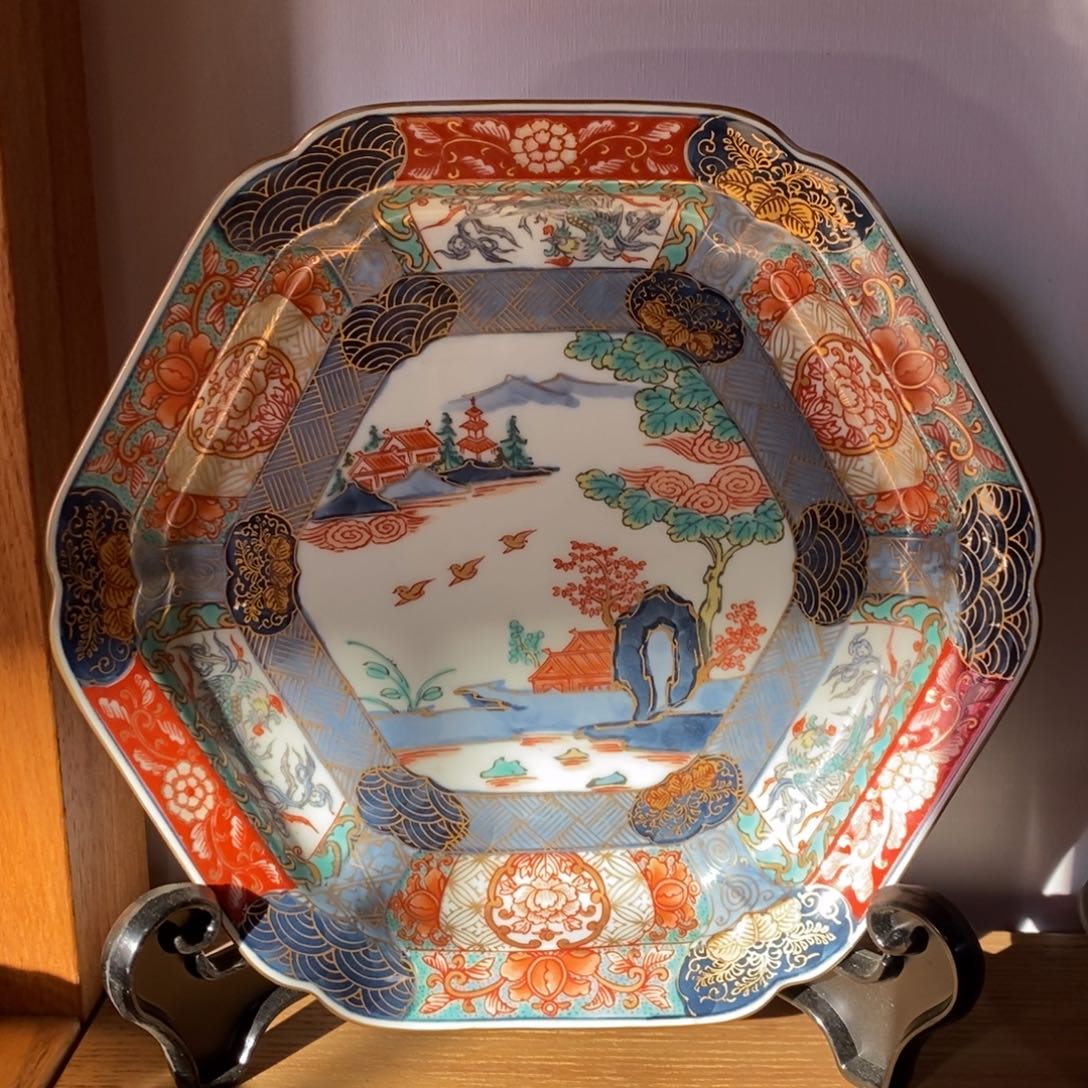 瓷片古伊万里赏盘呀