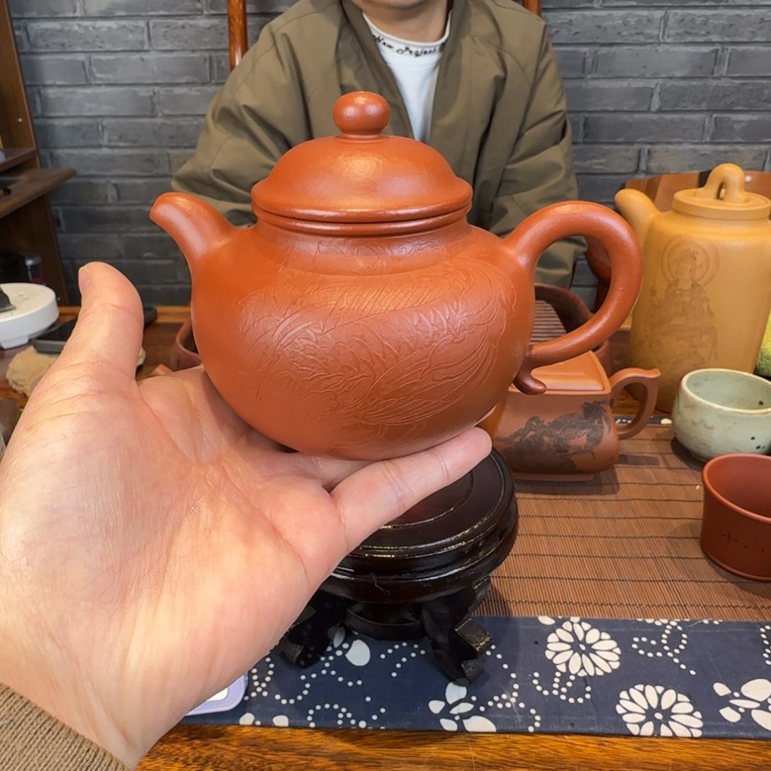 紫砂茶壶胖*宜兴紫砂壶