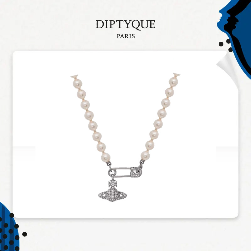 Diptyque「土星orb系列 」土星别针项链L1-4