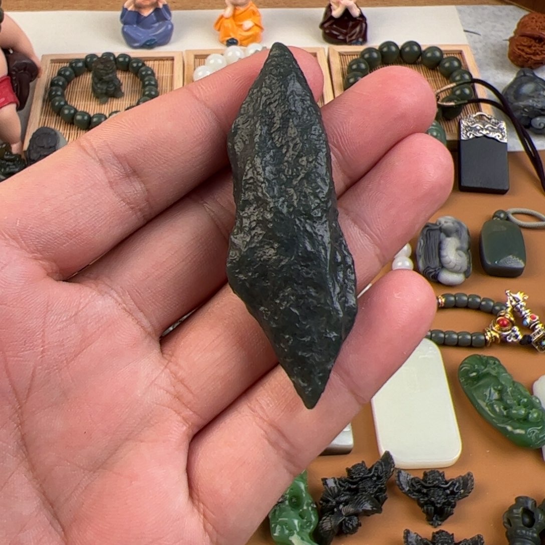 和田玉手链未镶嵌玄****意