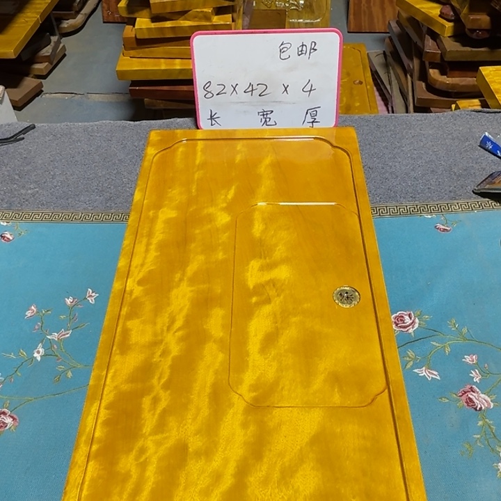 铭***设整块实木根雕茶盘