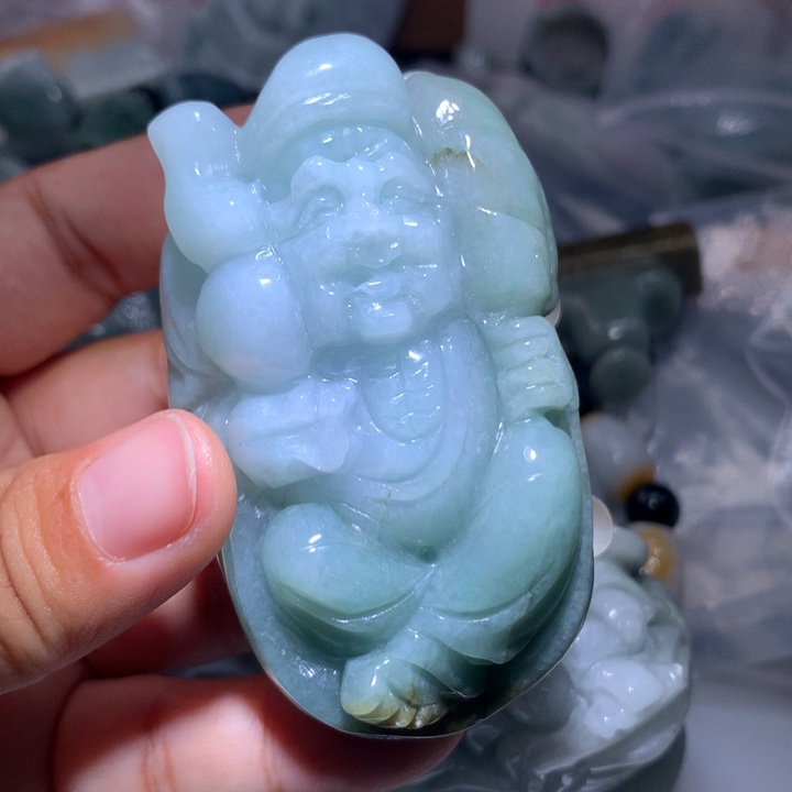 翡翠未镶嵌颈饰保真天然A货翡翠