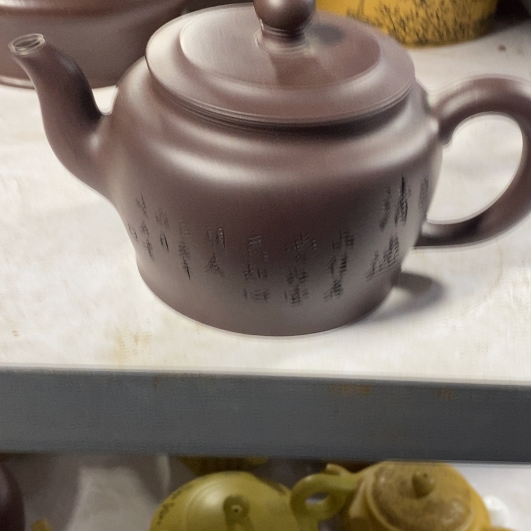 紫砂茶壶白15 宫灯