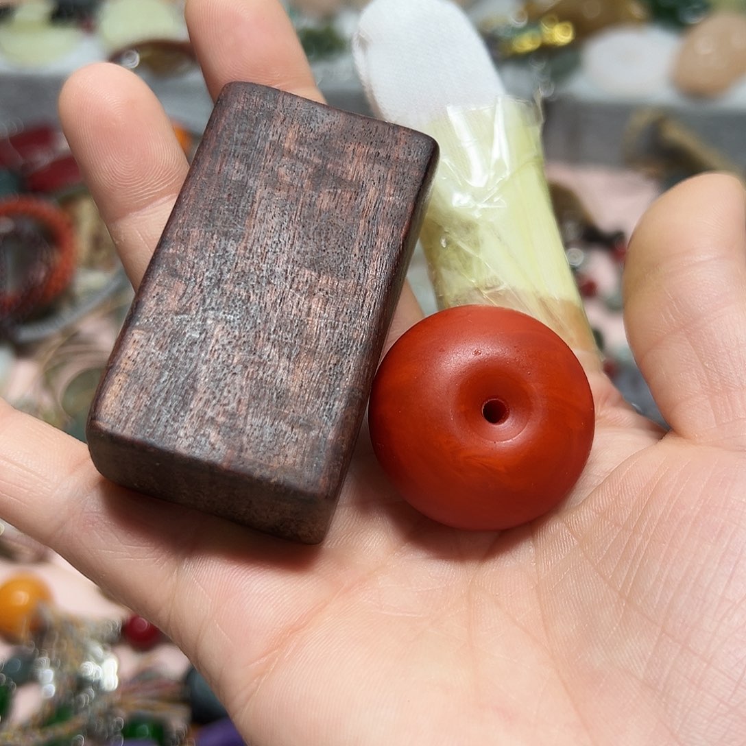 无事牌非洲檀香手把件18男主角質量不好