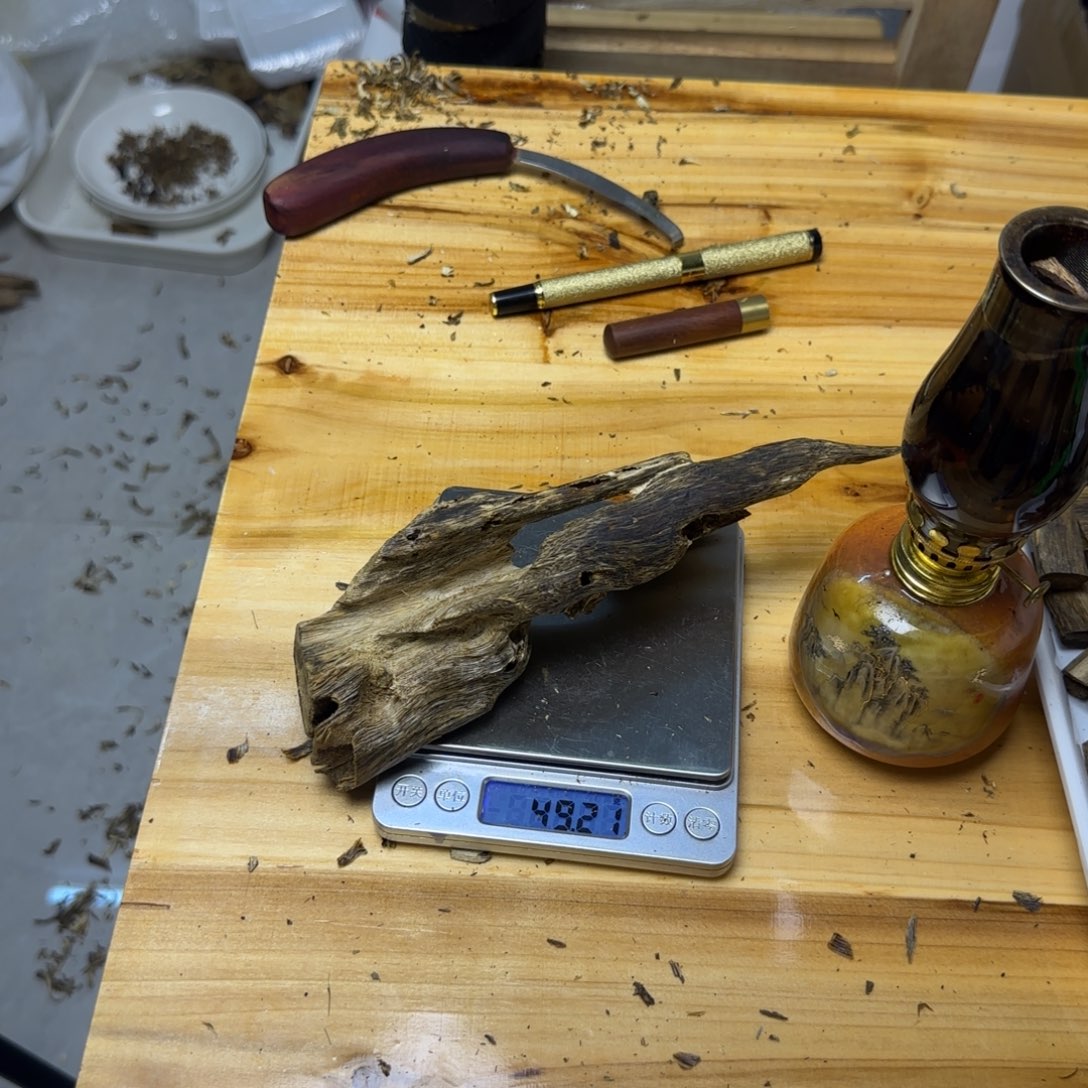 沉香手把件沉香碎料上炉块料