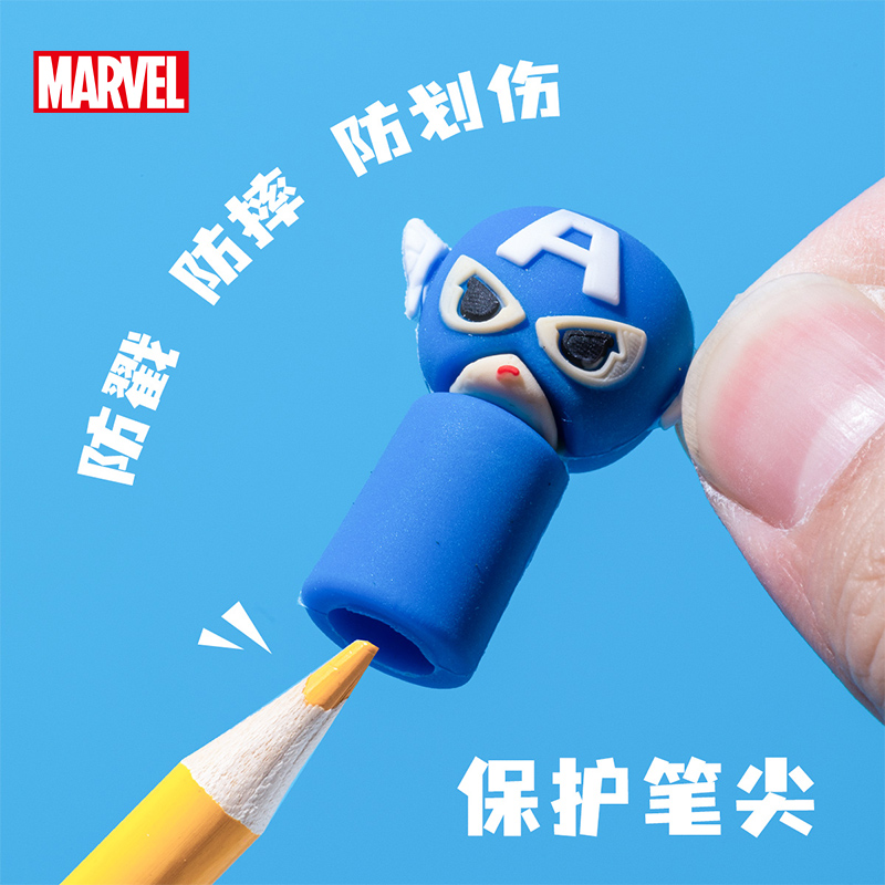 【巴图&博谷优享】迪士尼软硅胶铅笔帽一年级儿童可爱卡通笔套