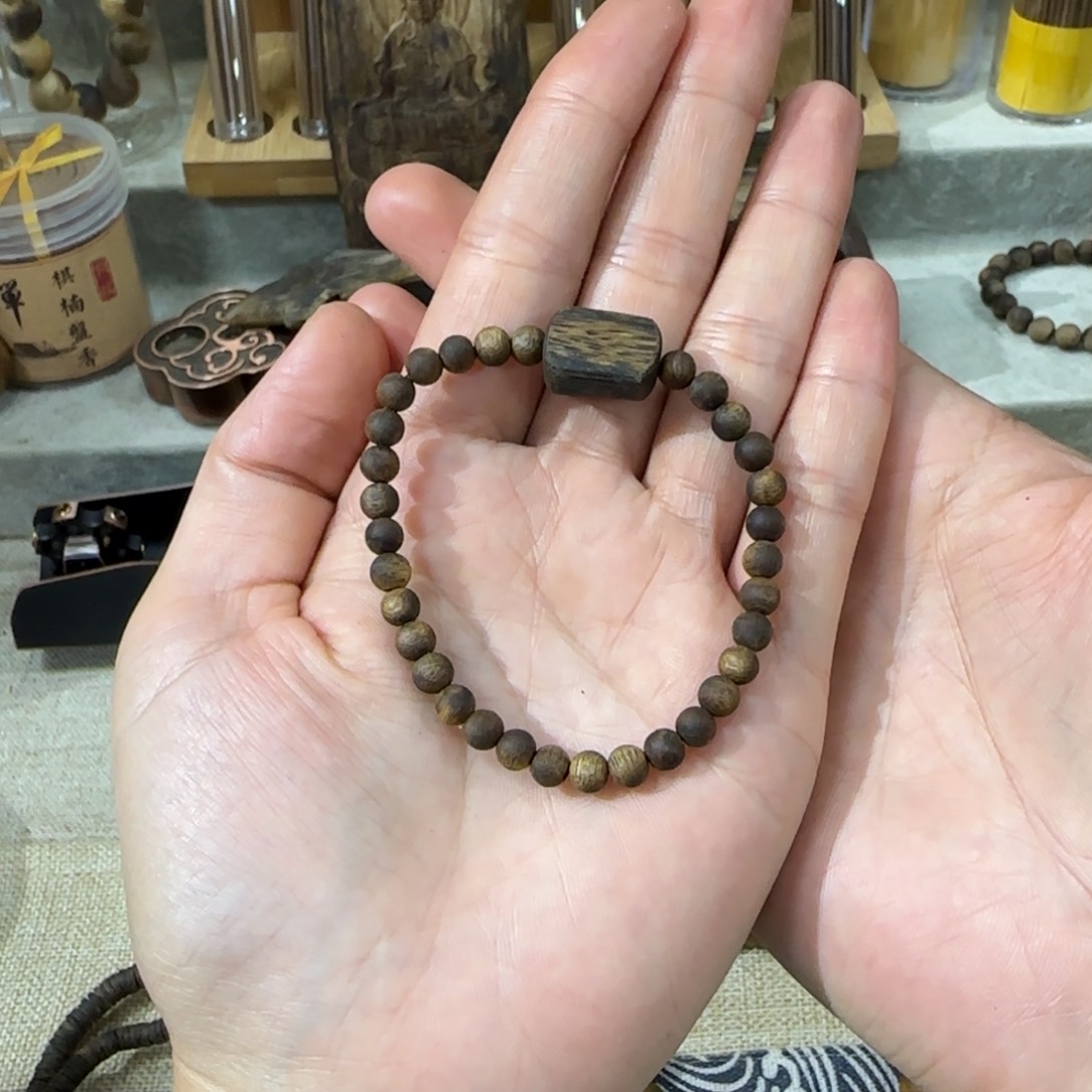 沉香手串0.5规格树心油