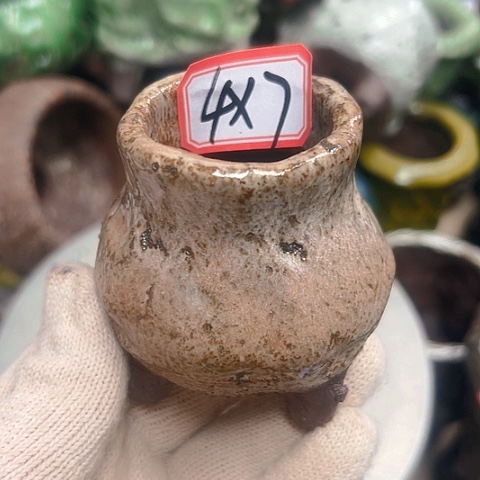 粗陶花盆手工花盆制作